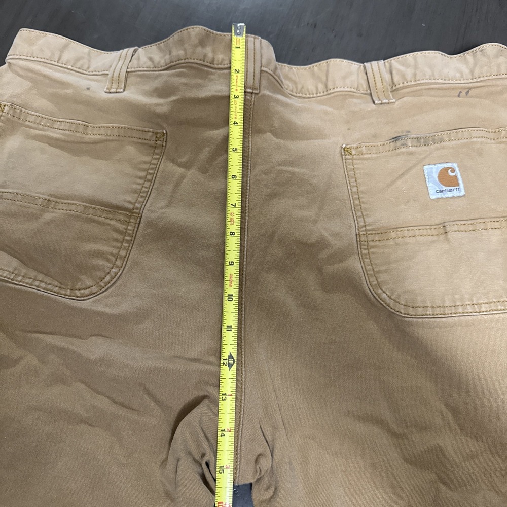 Carhartt Shorts Mens 42 Fits 40 Faded Khaki Carpenter Distressed Grunge 102514 - Picture 16 of 16